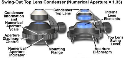 顯微鏡之聚光鏡種類詳解